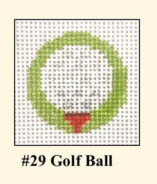 Key Fob Insert Golf Ball