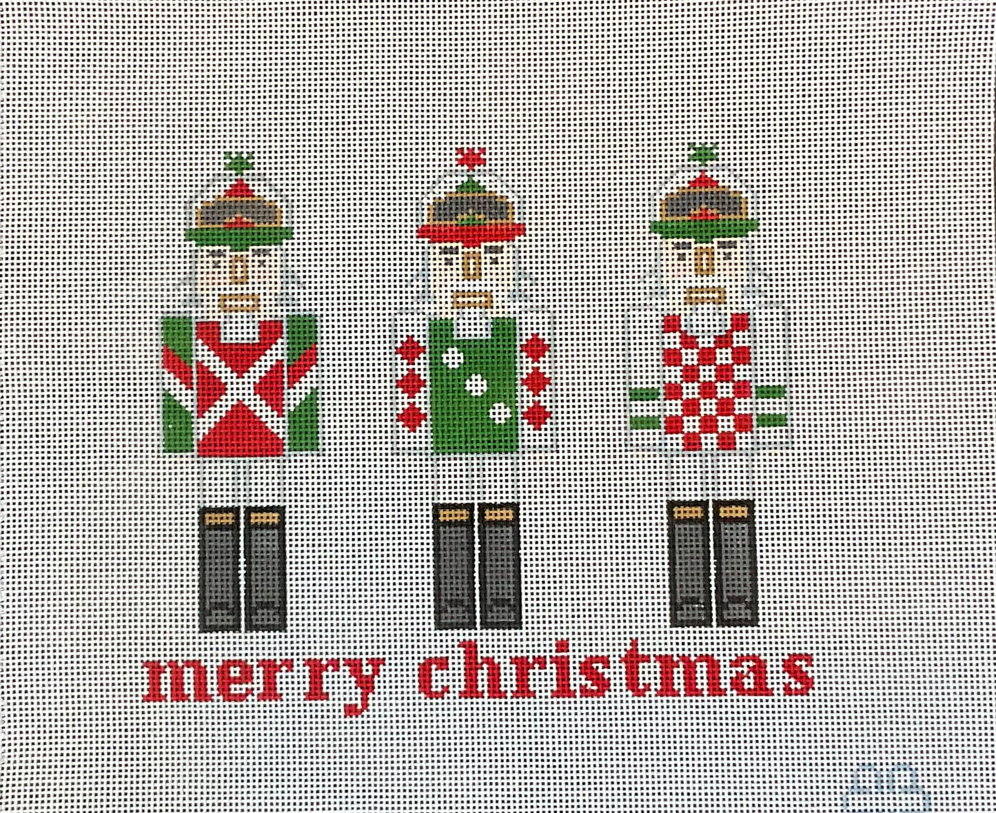 3 Jockey Silk Christmas Pillow