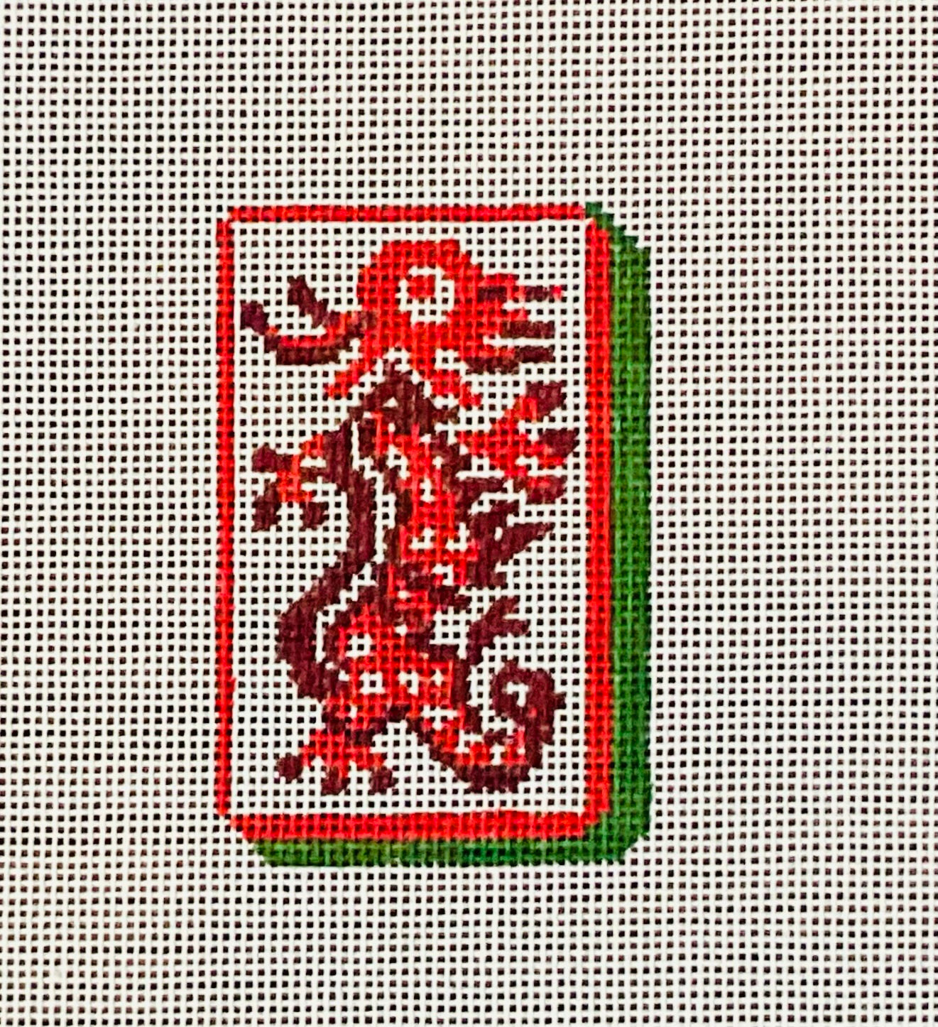 mahjong-red-dragon-tile-stitch