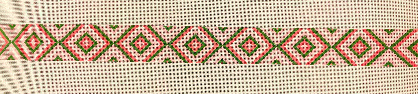 Belt Diamonds Pink and Green