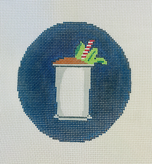 Mint Julep on NAVY with Stitch Guide