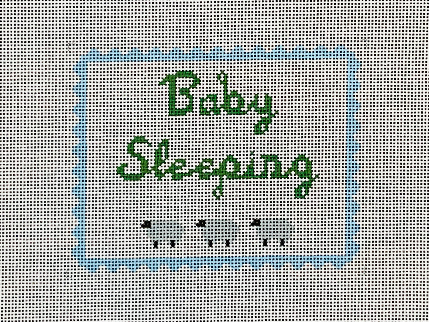 Baby Sleeping Blue