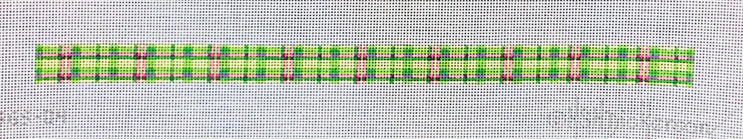 Dog Collar Pink/Green Plaid