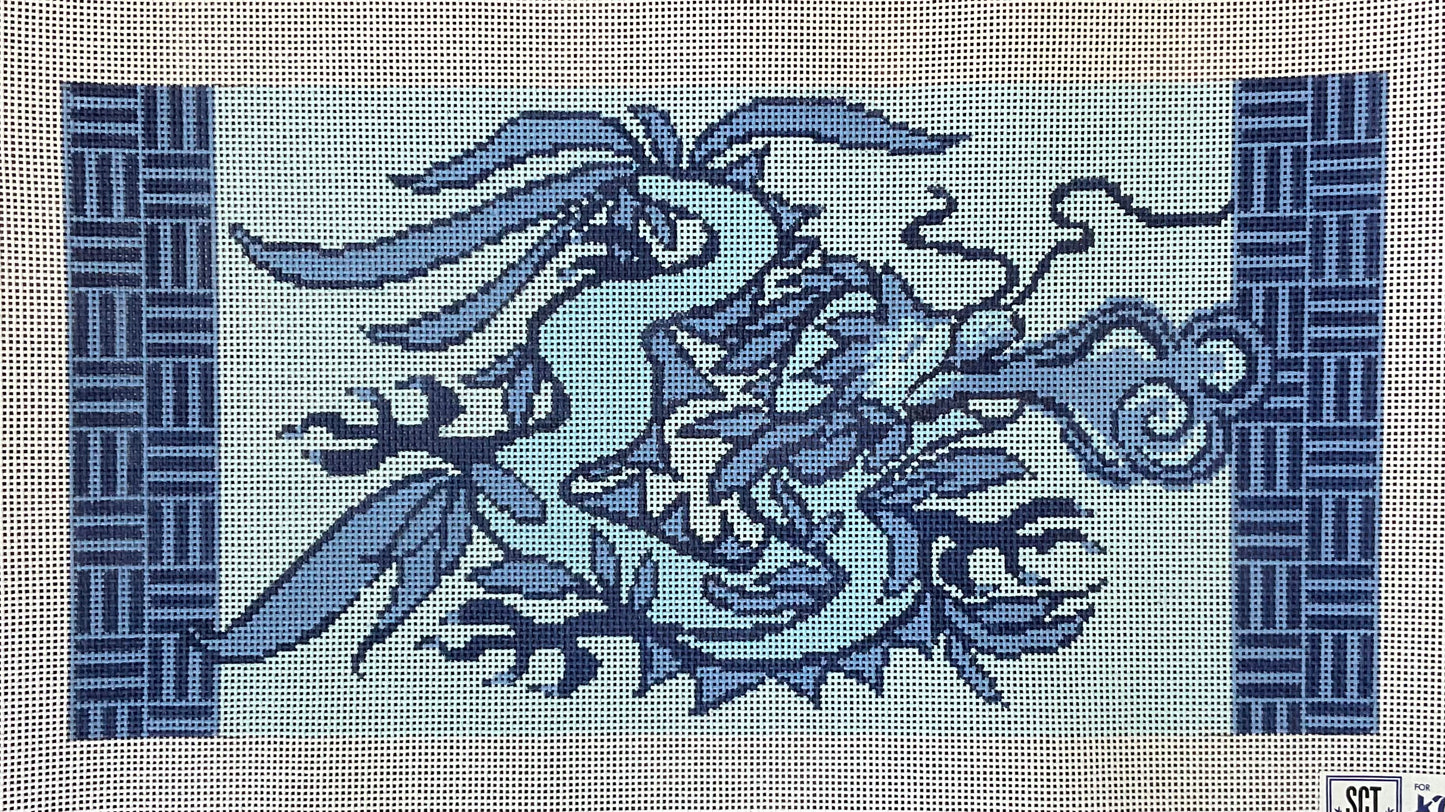 Blue and White Dragon