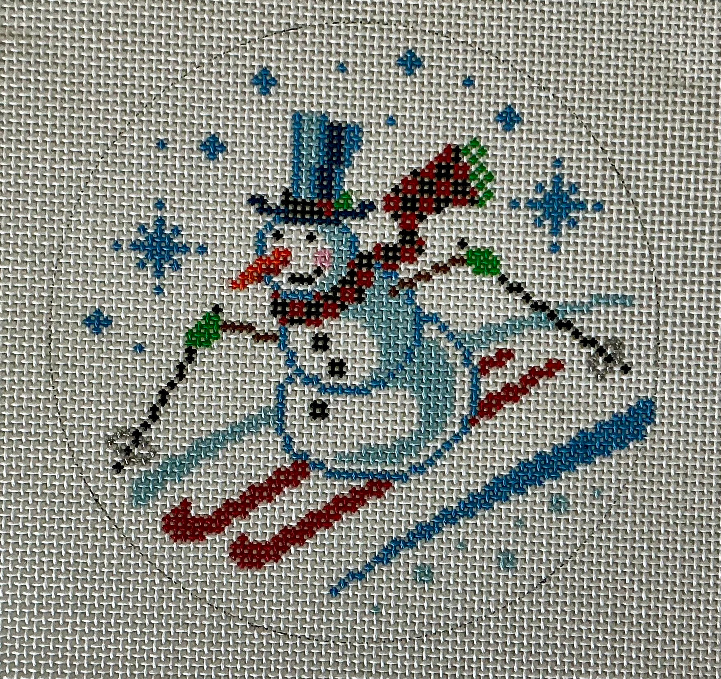 Frosty Loves Skiing