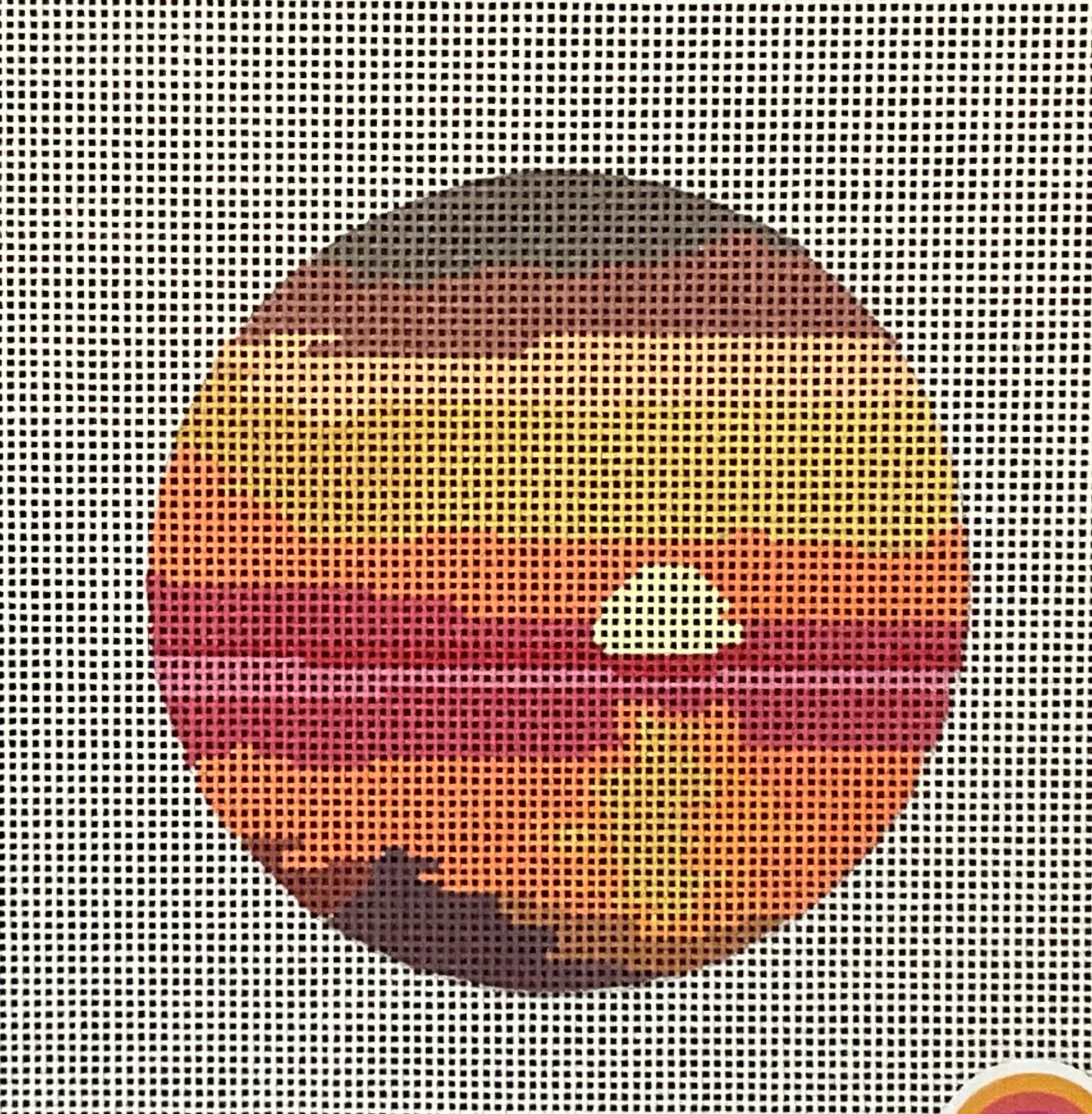 Caribbean Sunset Round