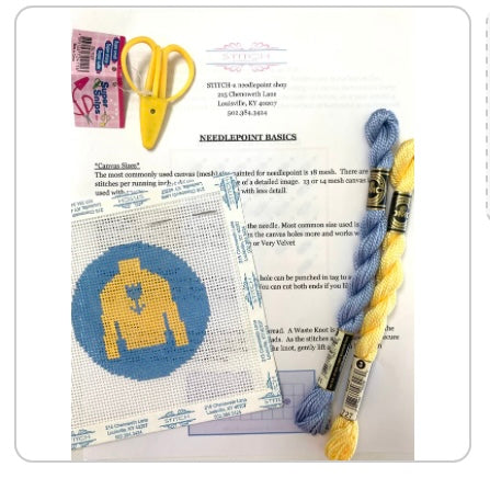 Basics of Needlepoint Class, Saturday, December 13, 2025 10:15am-11:45am