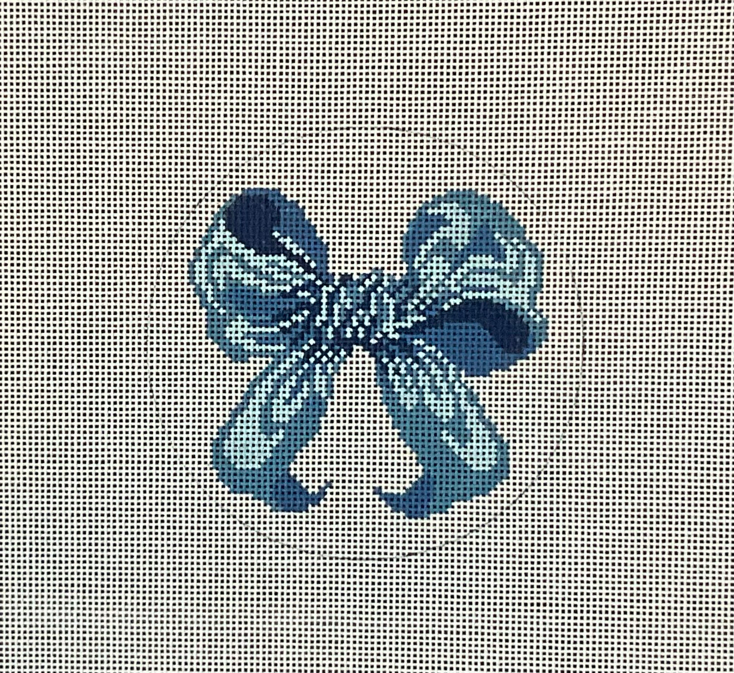 Mini Blue Bow Blue