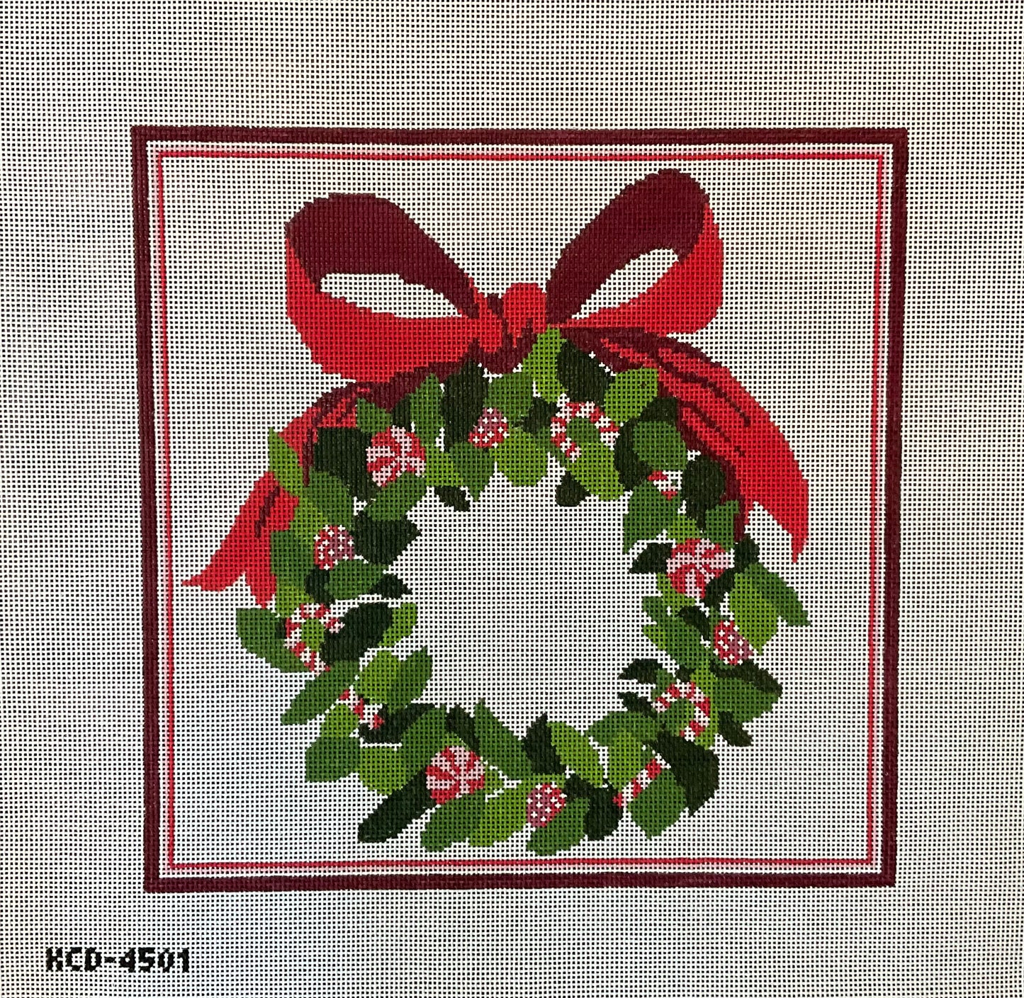 Red Wreath Pillow