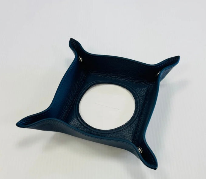 Small Square Snap Tray Blue