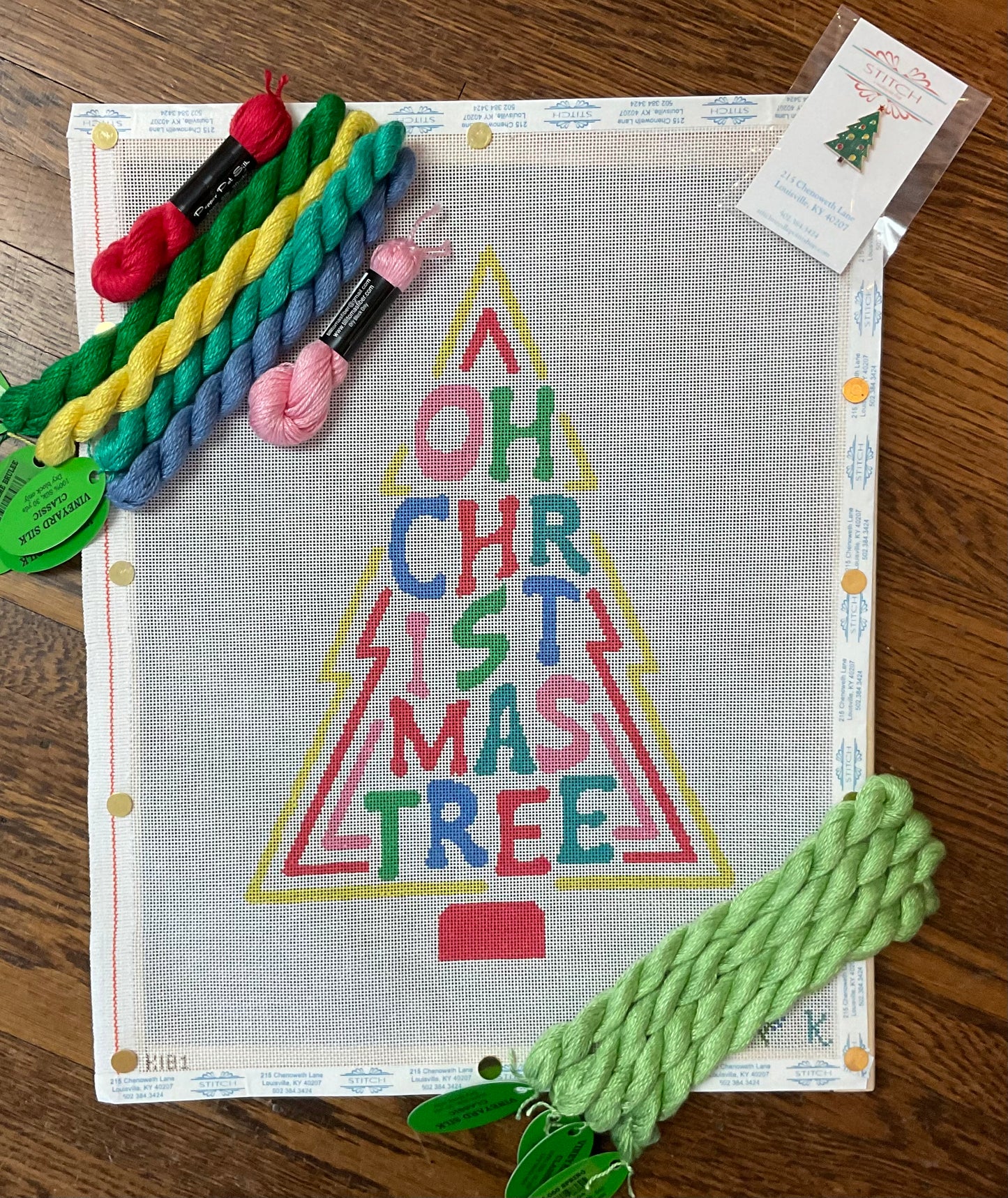 Oh Christmas Tree Kit - Includes Premium Threads and Needle Minder
