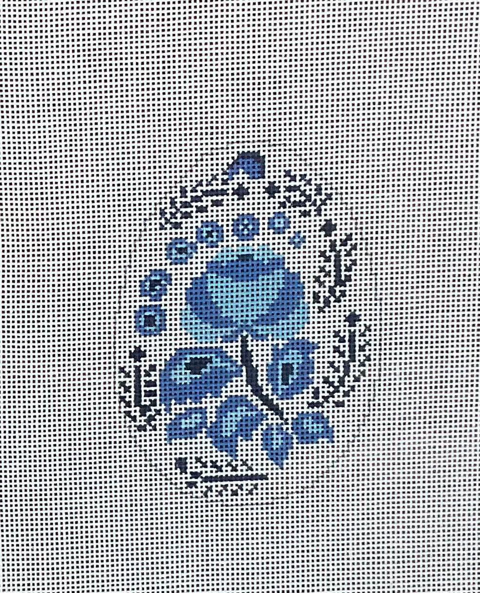 Blue Flower Egg