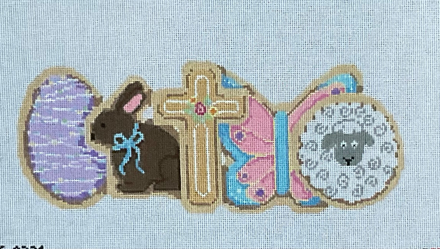 Easter Cross Cookies Row