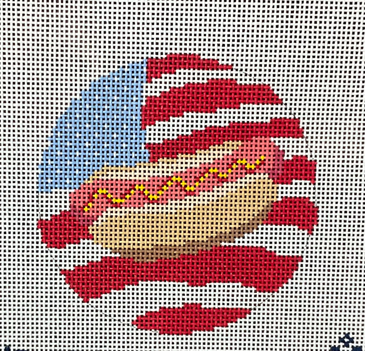 American Flag Hot Dog