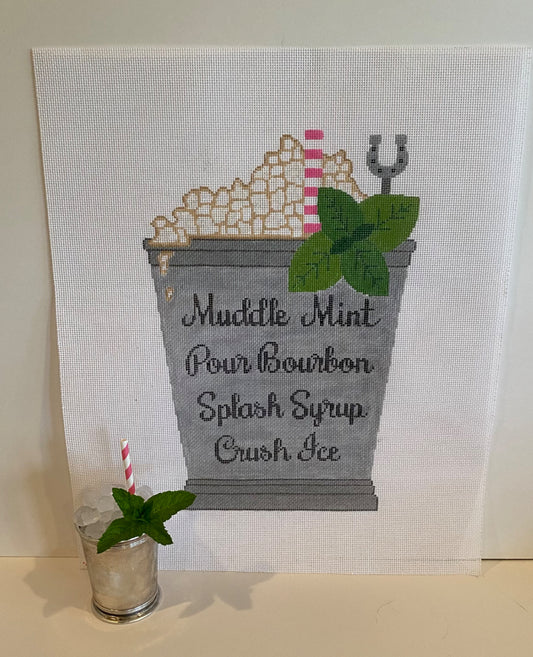 Preorder-Large Mint Julep Cup with Recipe