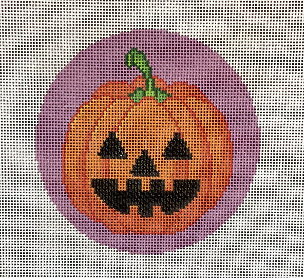 Pumpkin on Purple