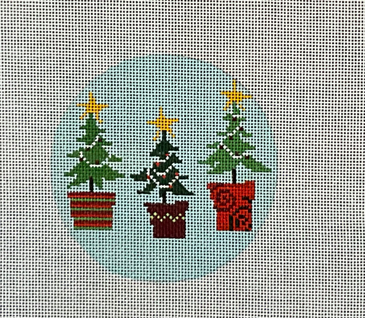 Christmas Trees Round
