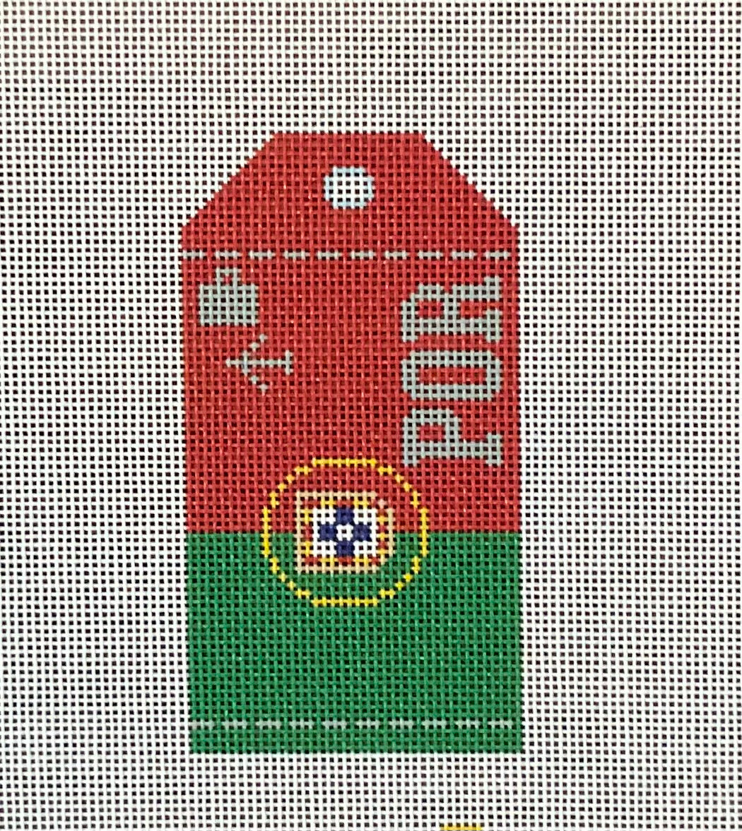 Portugal Wee Flag Travel Tag