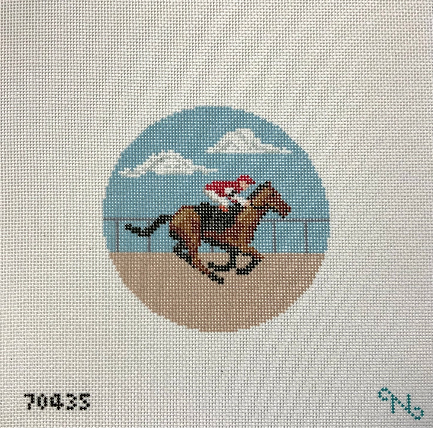 Horse and Jockey Round