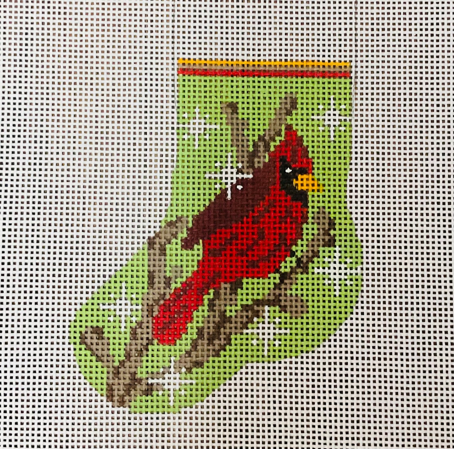 Cardinal Mini Stocking