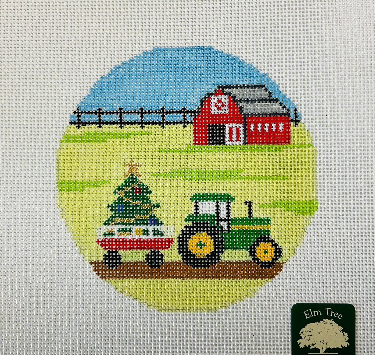 Round Christmas Tree Farm