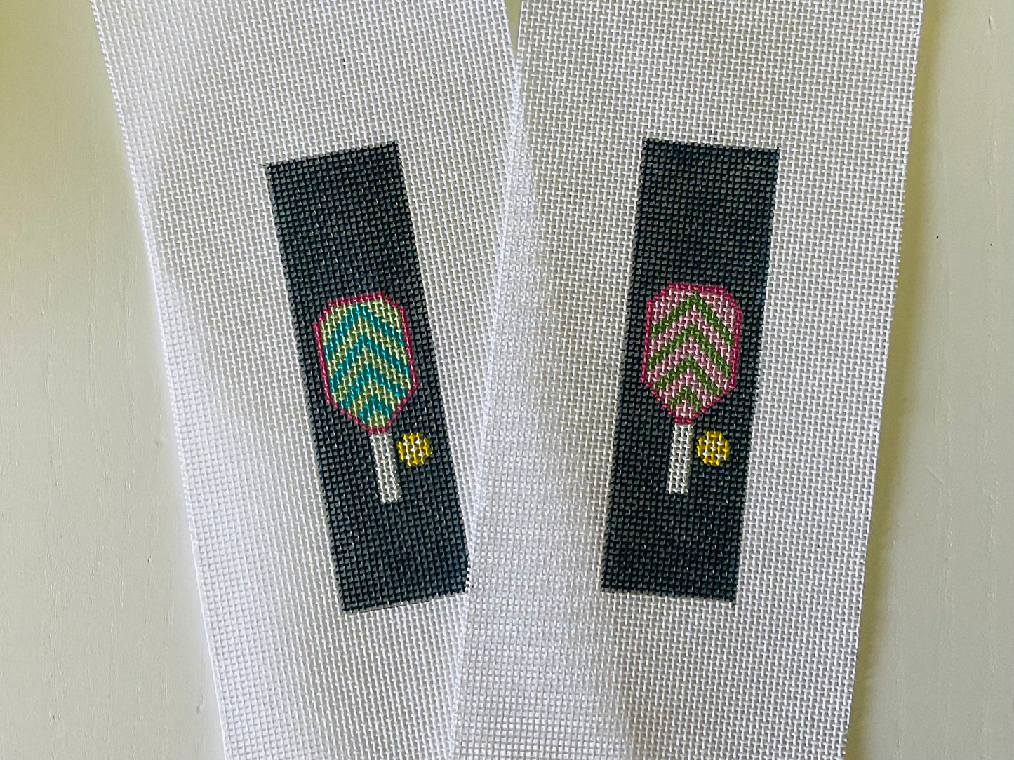 Key Fob 4” Pickleball on 18 Mesh