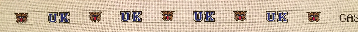 Belt University of Kentucky Wildcat Face