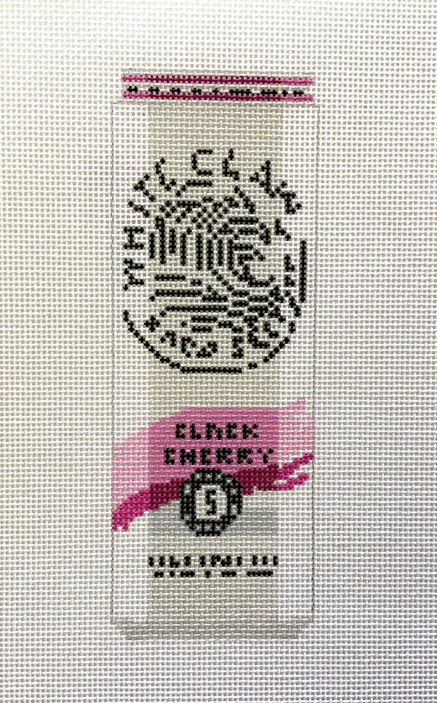 White Claw Can Needlepoint Canvas