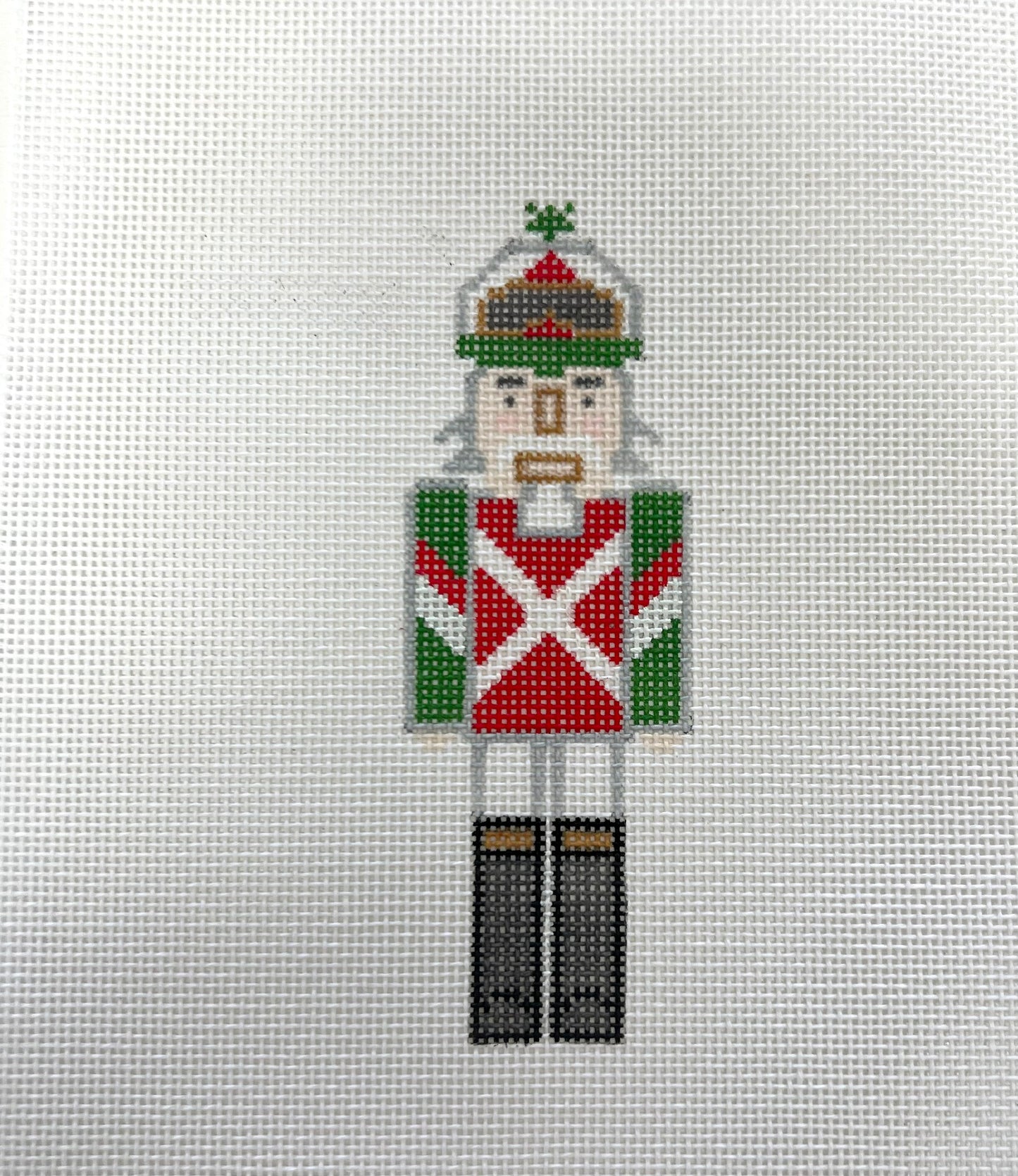 Nutcracker Jockey Red and White X