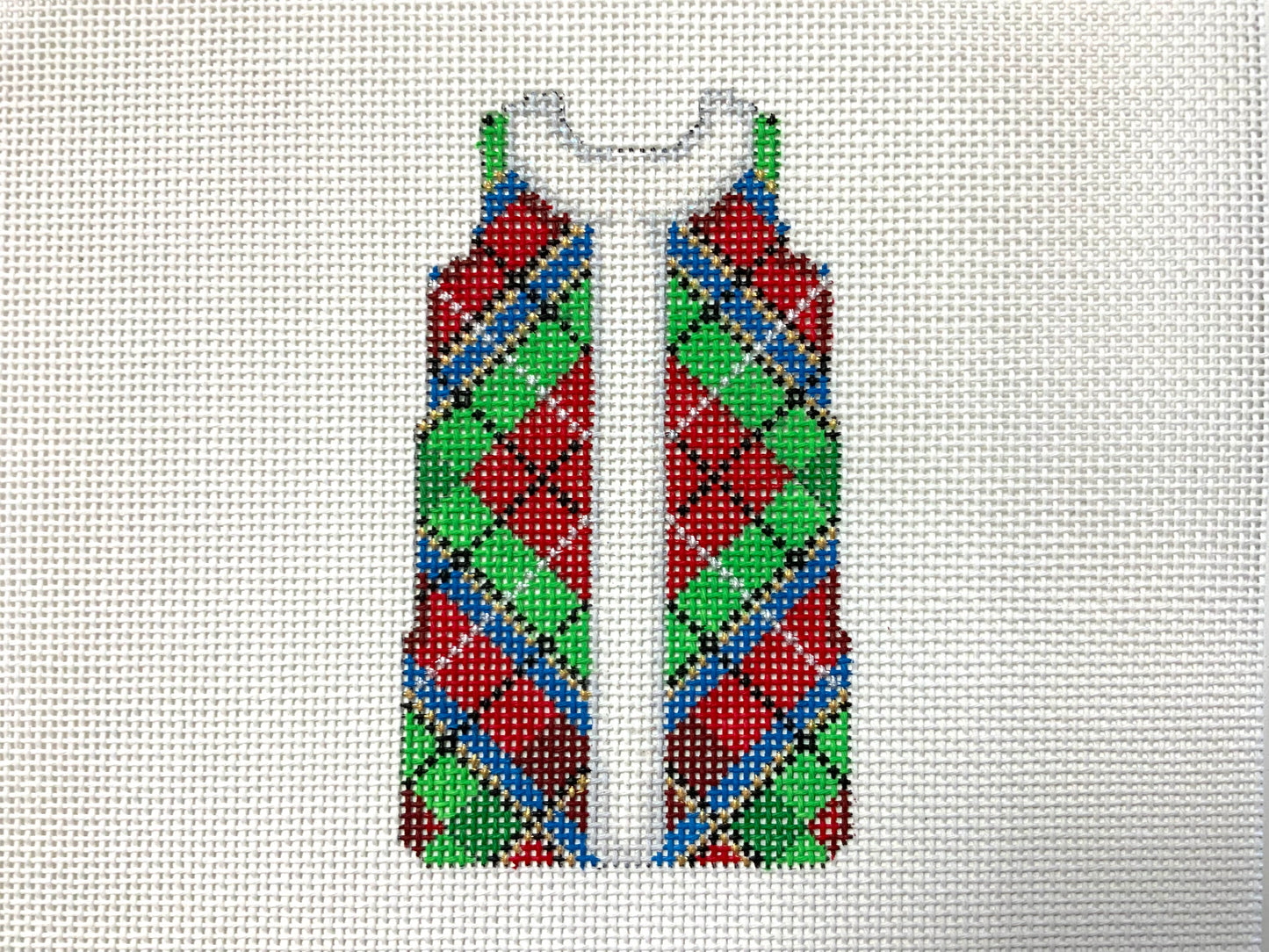 Shift Dress Royal Stewart Plaid Dress