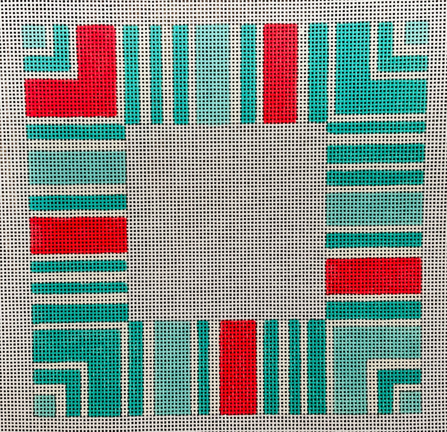Strictly Striped Frame - Seafoam