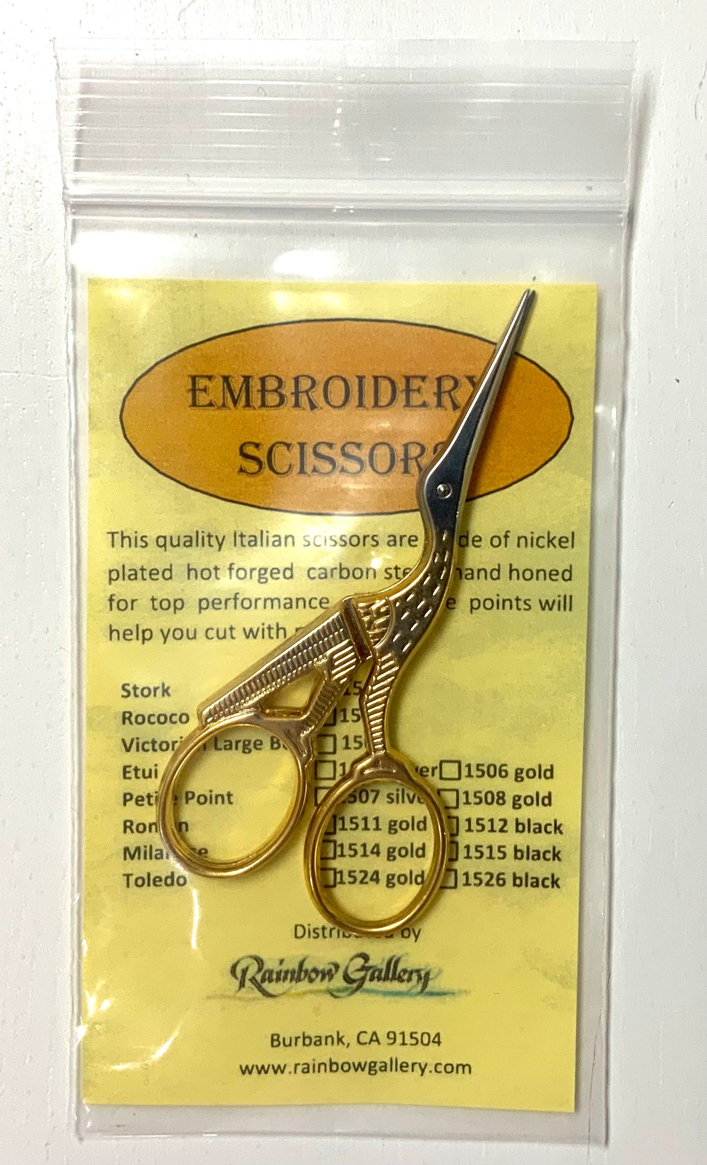 Scissors Stork Rainbow Gallery