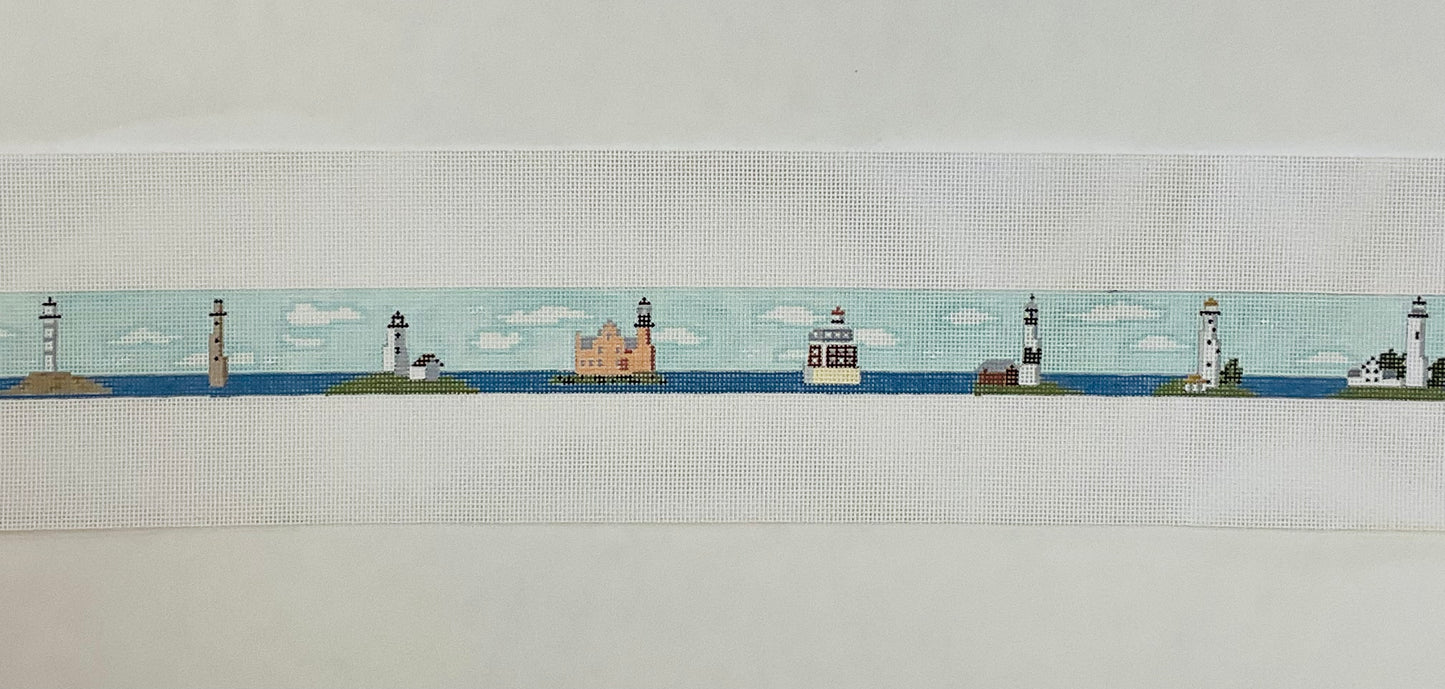 Belt Lighthouses and Seagulls