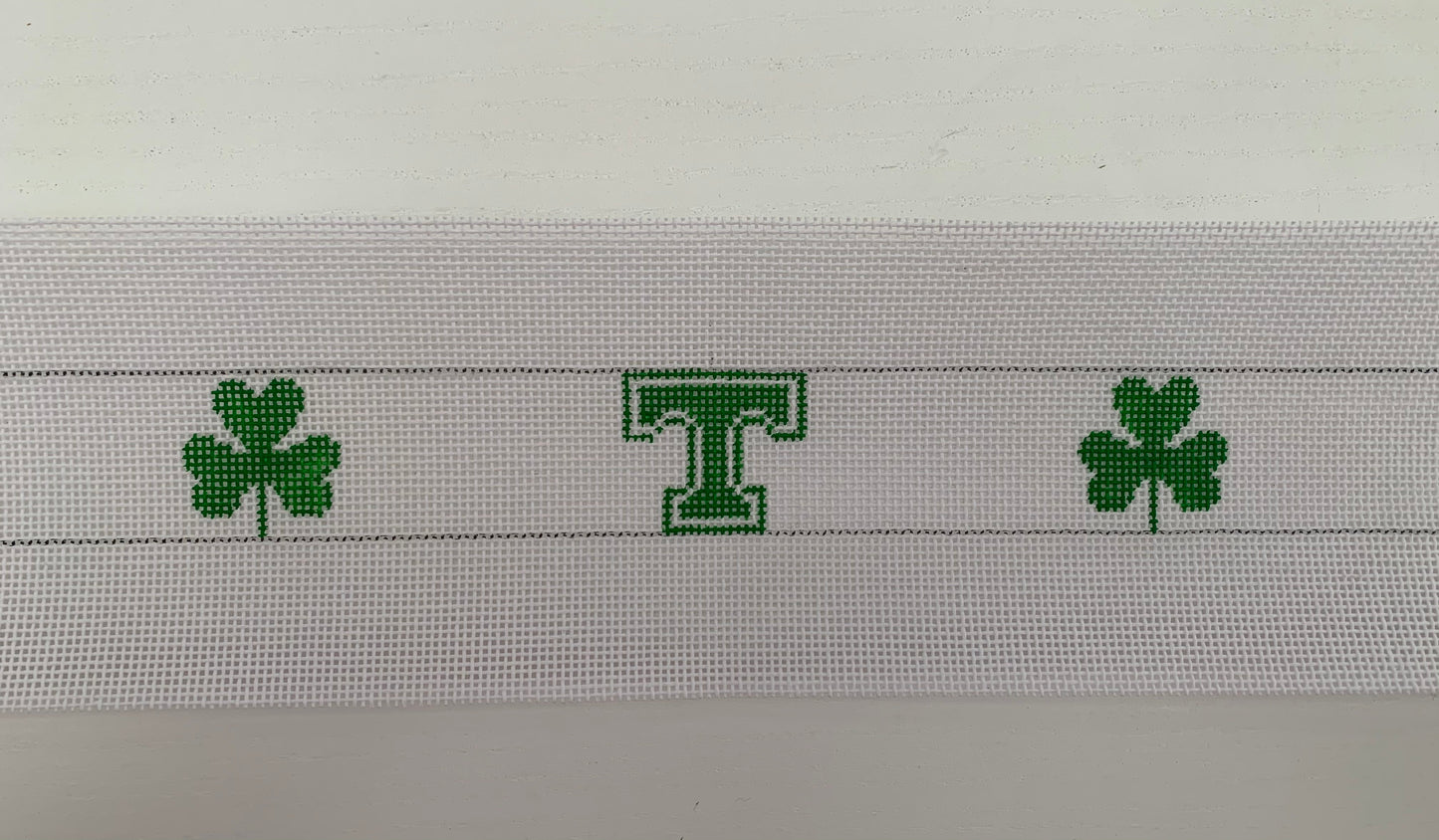 Belt Trinity T and Shamrocks Needlecraft Canvas