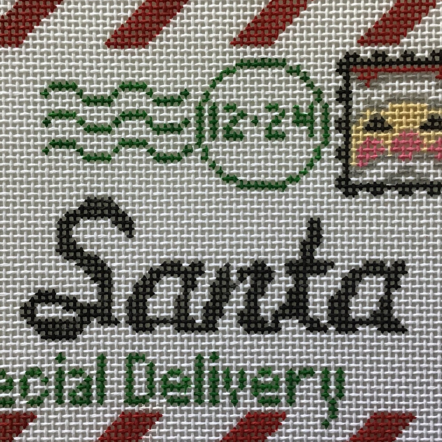 Santa Letter Mini Needlecraft Canvas