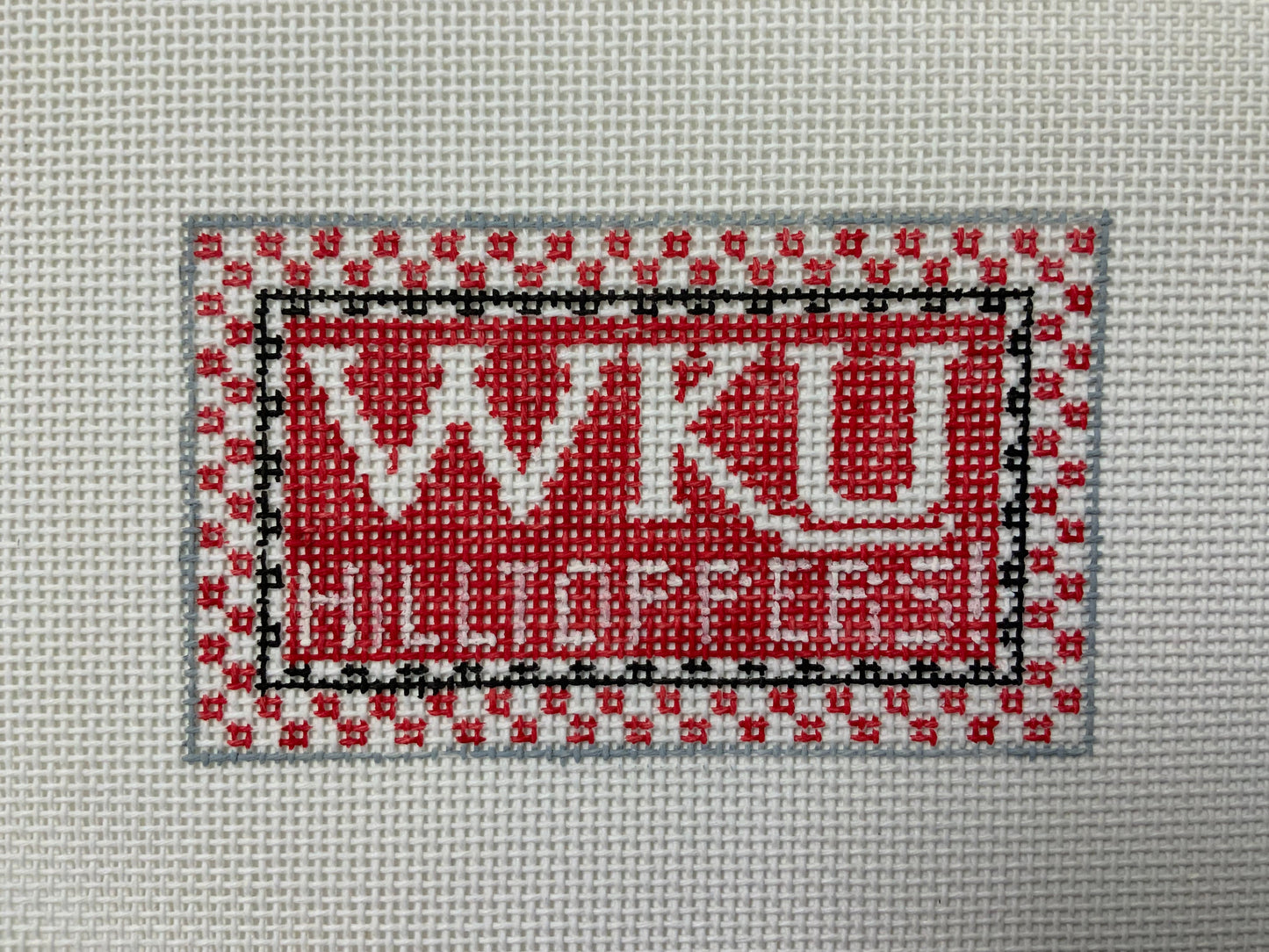 Western Kentucky University Tiny Needlecraft Canvas