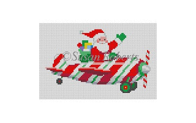 Santa Pilot, Needlecraft Canvas
