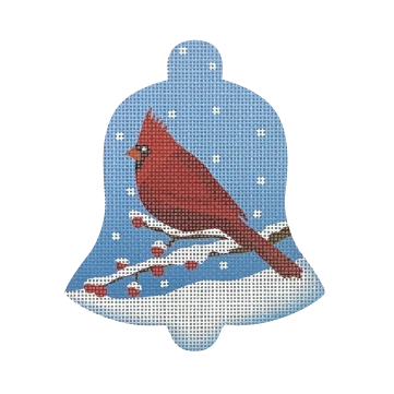 Cardinal Snow Bell, Male Needlecraft Canvas