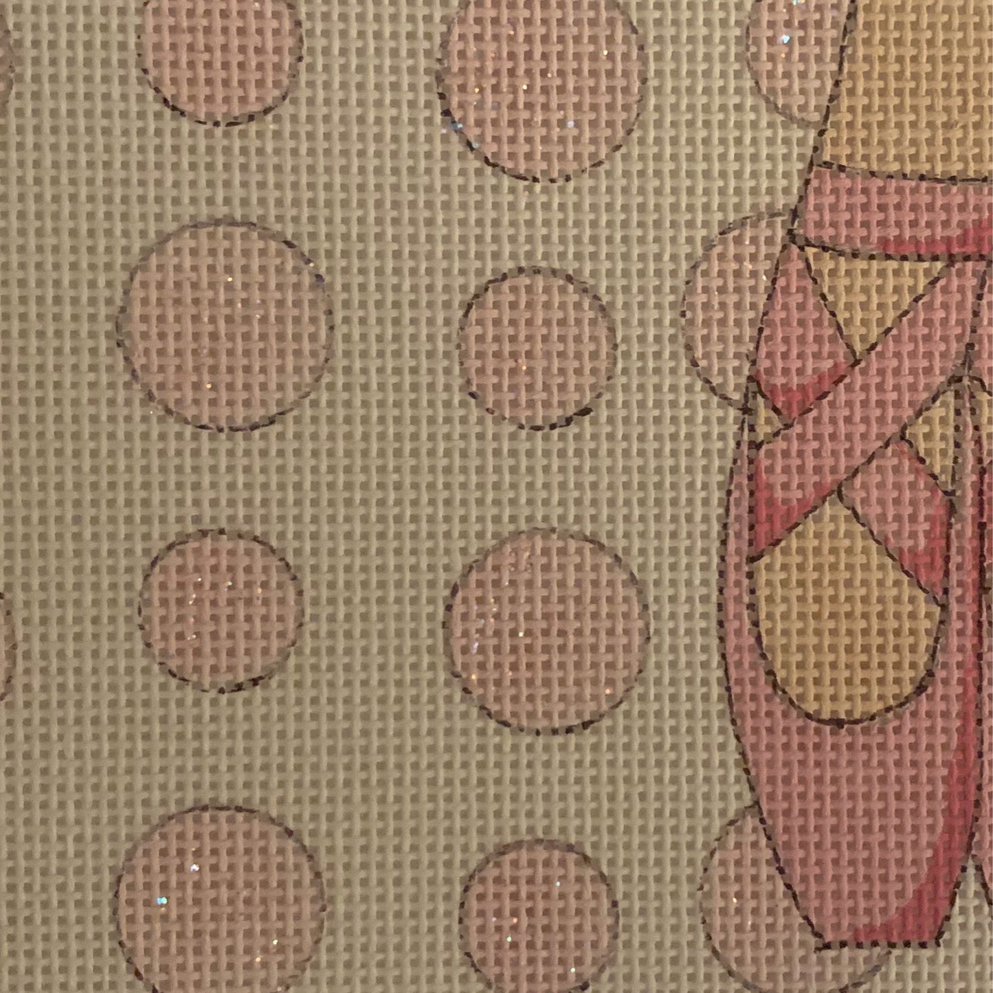 Ballerina Toes Needlecraft Canvas