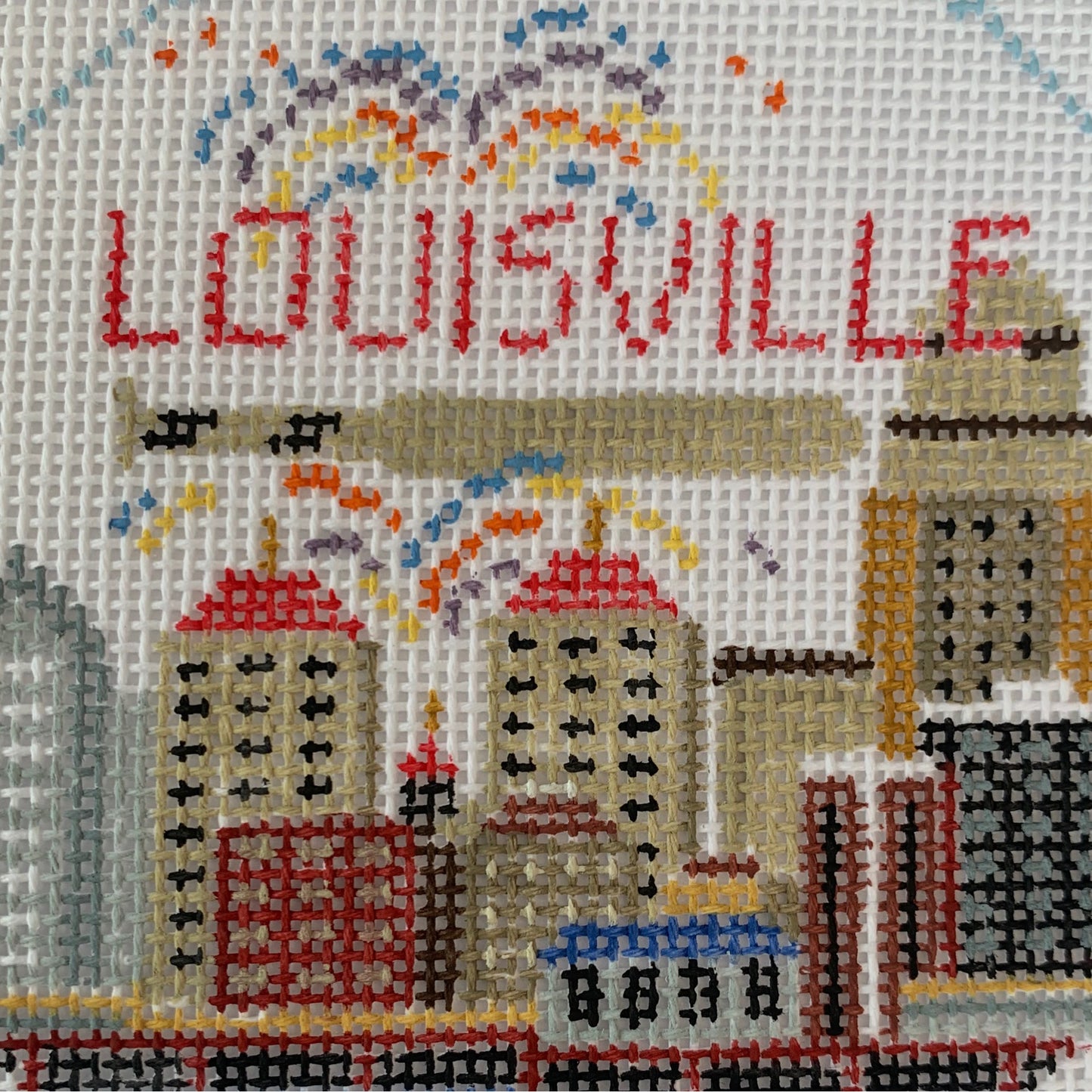 Louisville Round Needlecraft Canvas