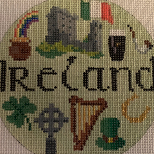 Ireland Round (2) [2021A] Needlecraft Canvas