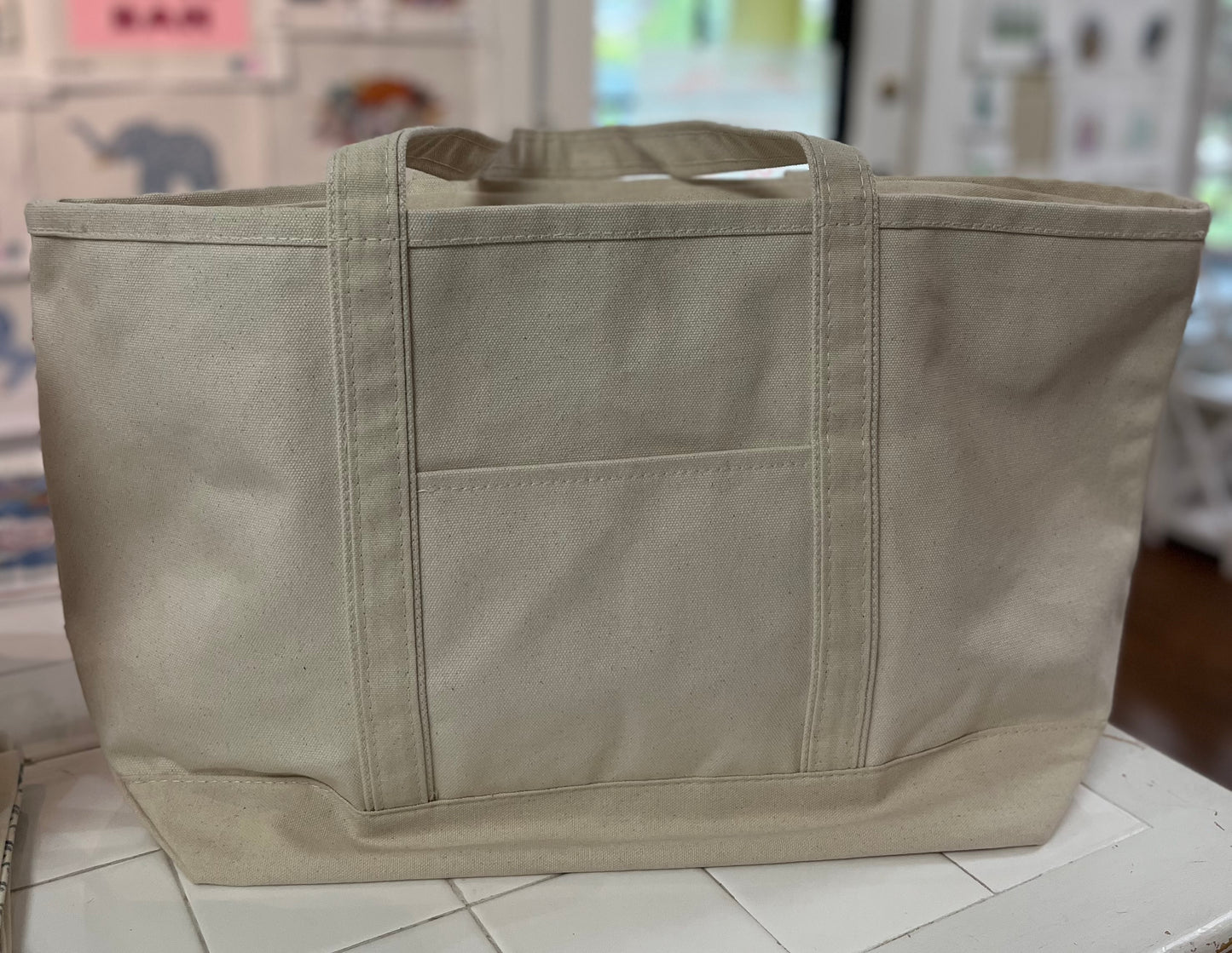 Natural Large Tote