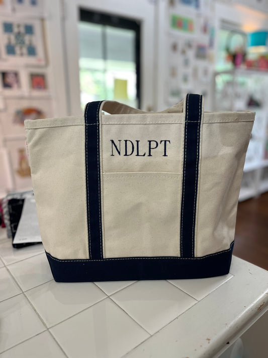 NDLPT Navy Medium Tote