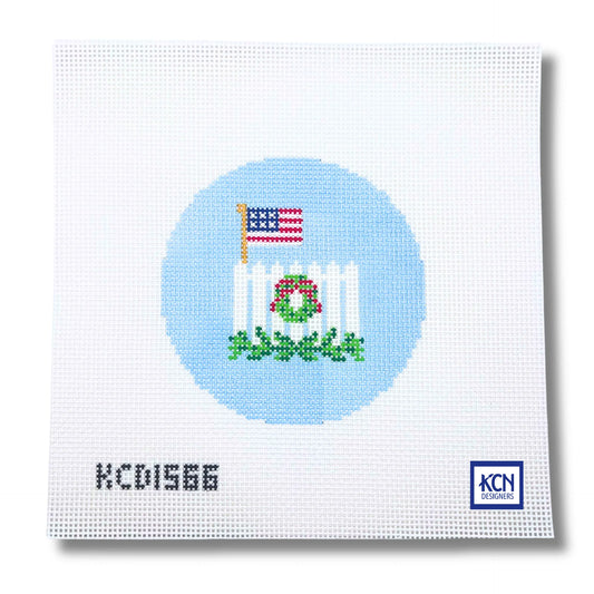 Flag and Picket Fence Round