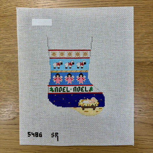 Lamb, Angles, Jesus Stripe - Mini Stocking