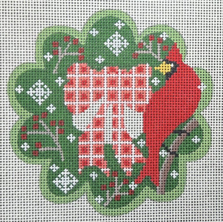 Wreath Ornament - Cardinal