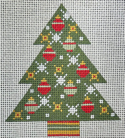 Tree with Candy Canes