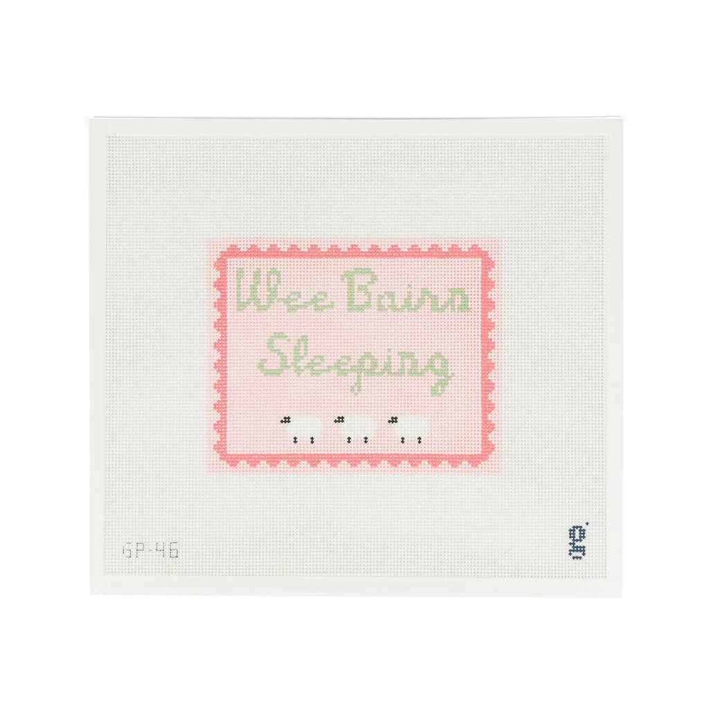 Wee Bairn Sleeping - Pink
