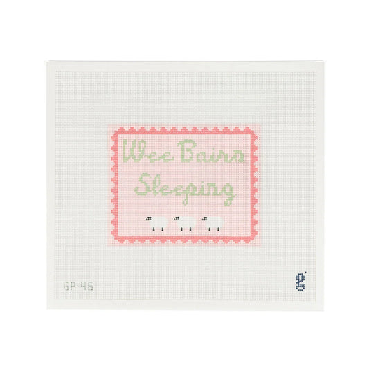 Wee Bairn Sleeping - Pink