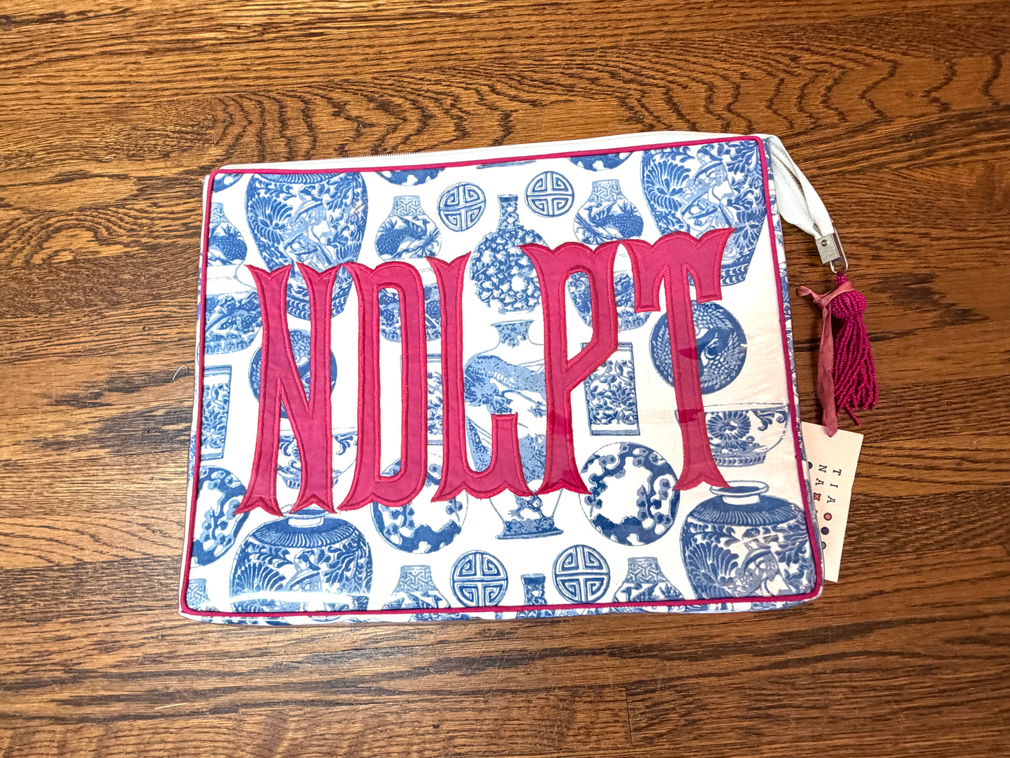 NDLPT Blue Vases Project Bag